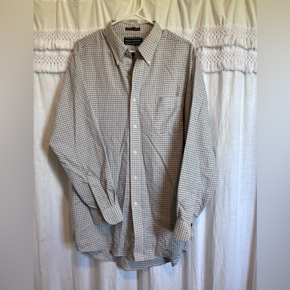 David Taylor Men's Plaid Shirt